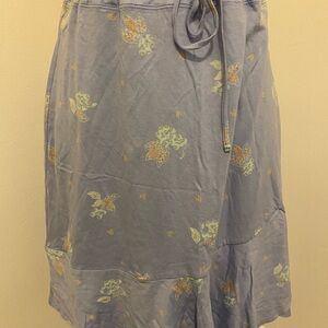 Patagonia Lavender Floral A-Line Skirt